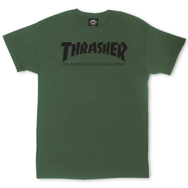 Thrasher Skate Mag Army Green Shirt