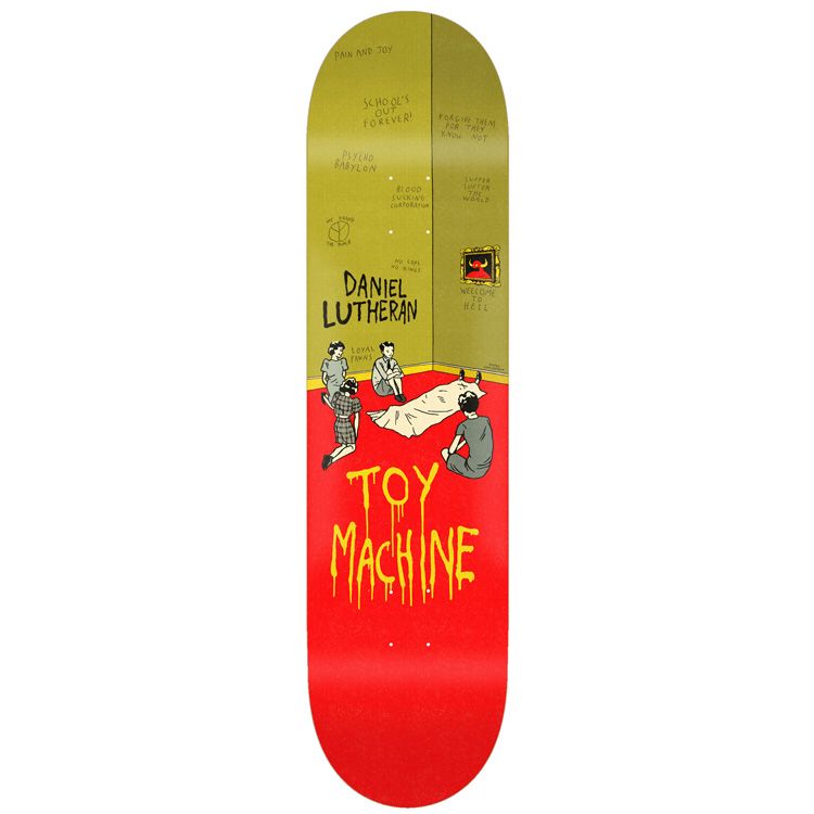 Toy Machine Lutheran Psycho Babylon 8.5" Skateboard Deck