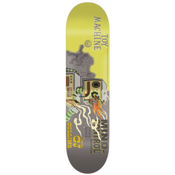 Toy Machine Collins Mind Control 7.75" Skateboard Deck