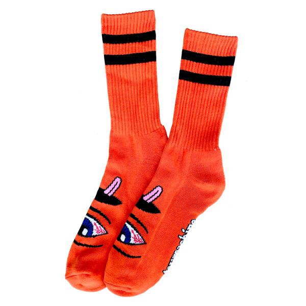 Toy Machine Bloodshot Eye Orange Socks