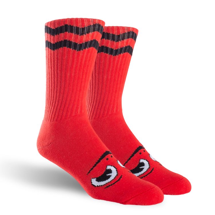 Toy Machine Happy Turtle Crew Red Socks